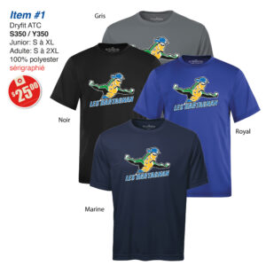 Item 01 École Bourdon Courval Dryfit ATC S350 Y350 2025