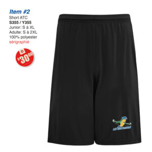 Item 02 École Bourdon Courval Short ATC S355 Y355 2025