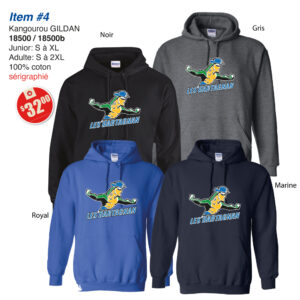 Item 04 École Bourdon Courval Kangourou Gildan 18500 18500B 2025